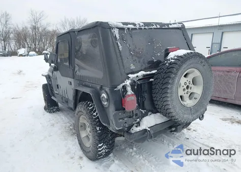 2002 Jeep Wrangler Sport из США, поврежденный, VIN 1J4FA49S02P704819